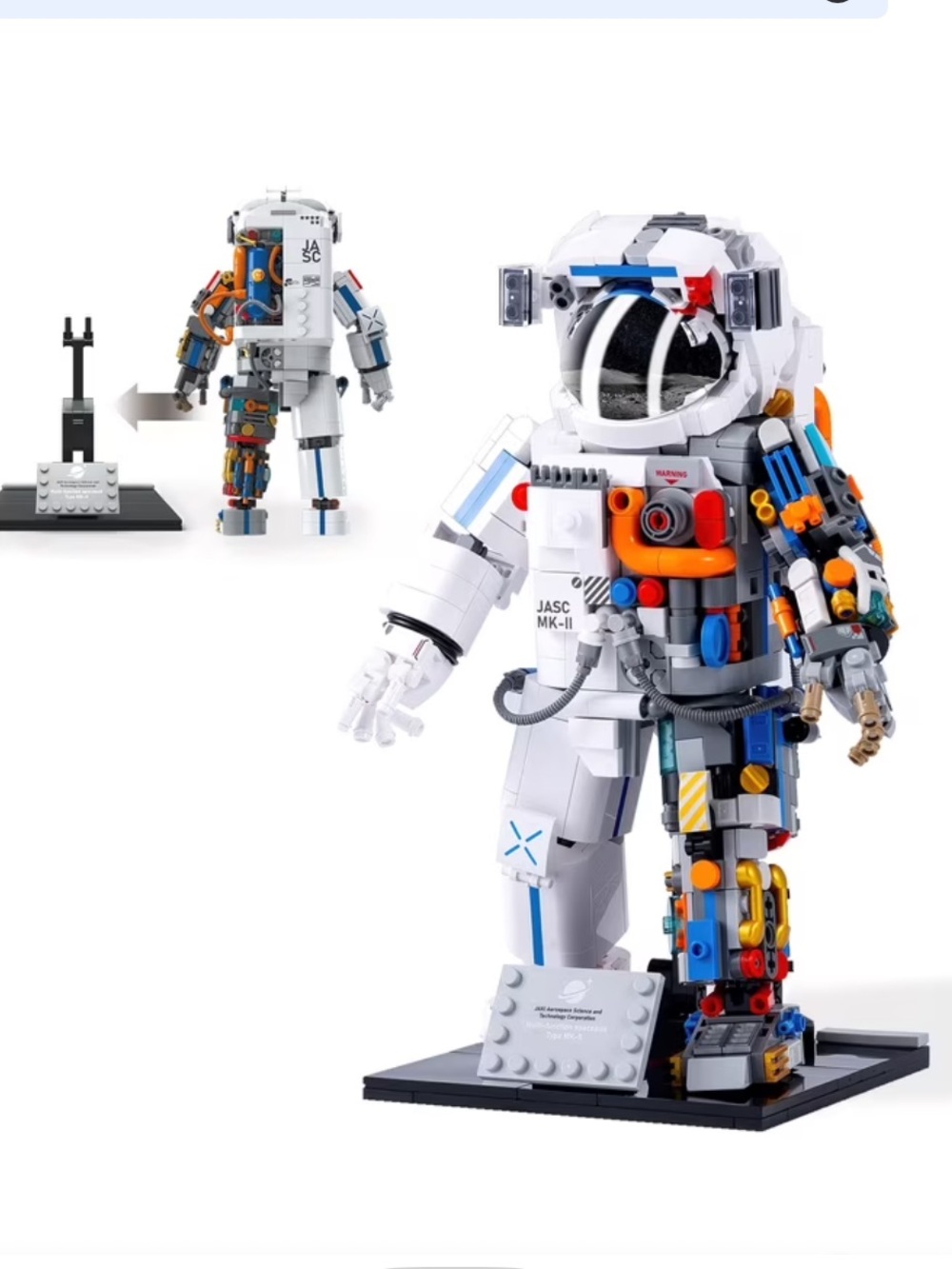 HI-Reeke Space Astronaut Building Block Set Universe Spaceman Building Kit Toy